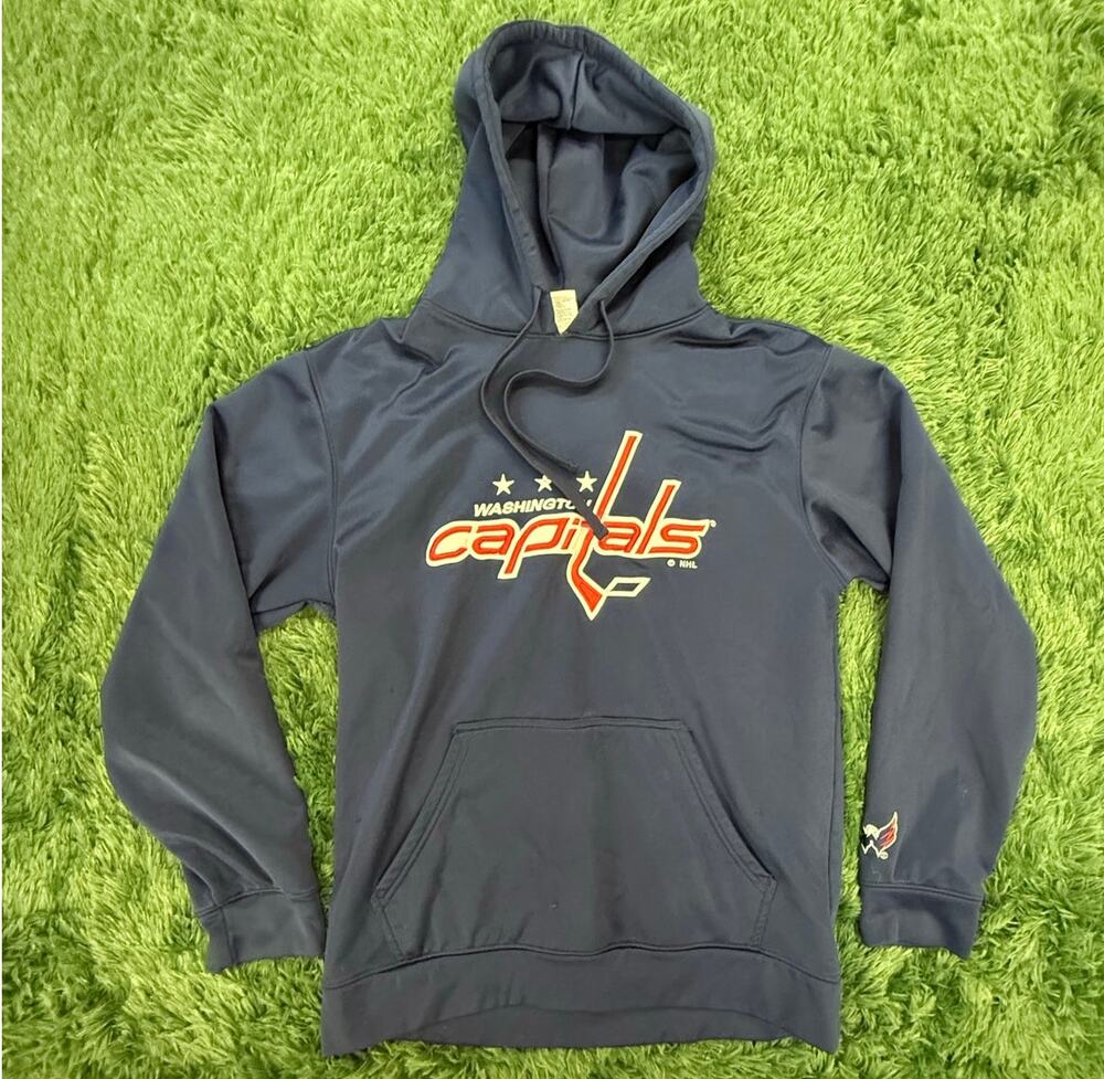 Washington Capitals Blue Pullover Sweatshirt Hoodie Y2K Unisex